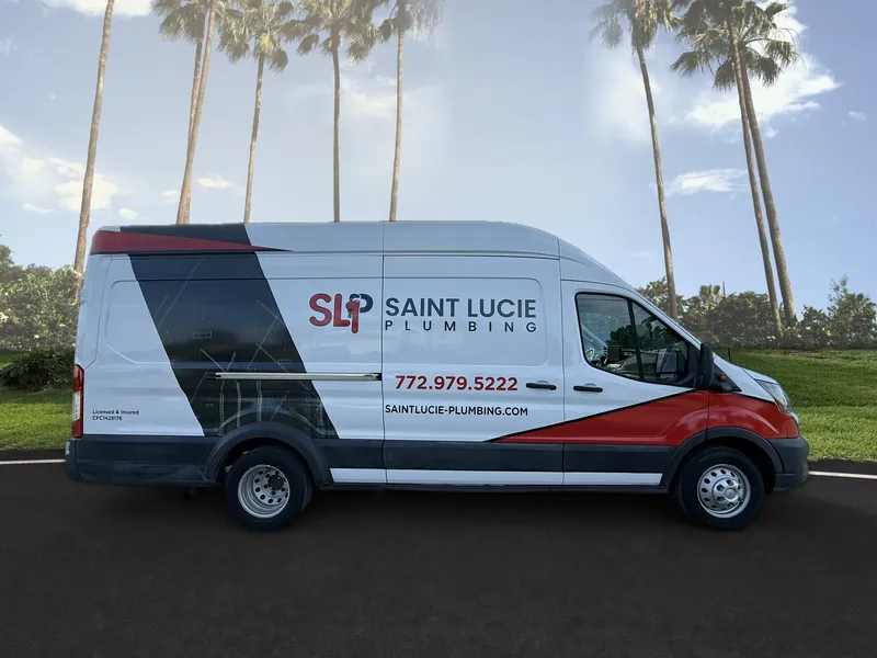 Saint Lucie Plumbing service van